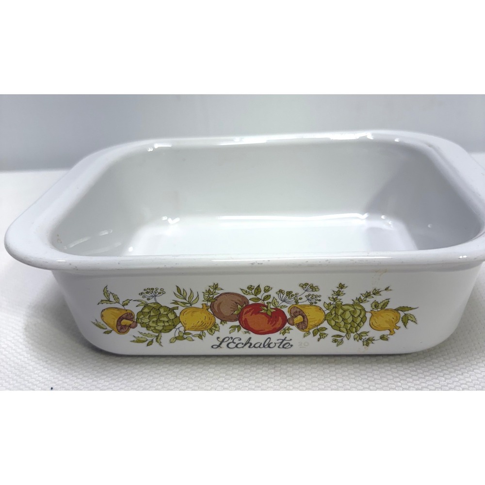 Vintage Corning Ware L'Echalote Spice O' Life MC-1-B 7x5.5x2 Casserole Dish USA